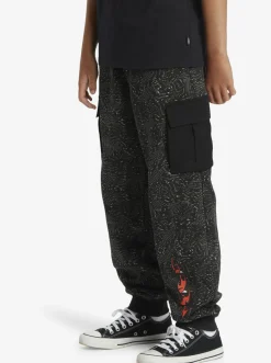 Quiksilver Pants & Jeans|Boy'S 8-16 Radical Cargo Joggers Black Radical Times 233