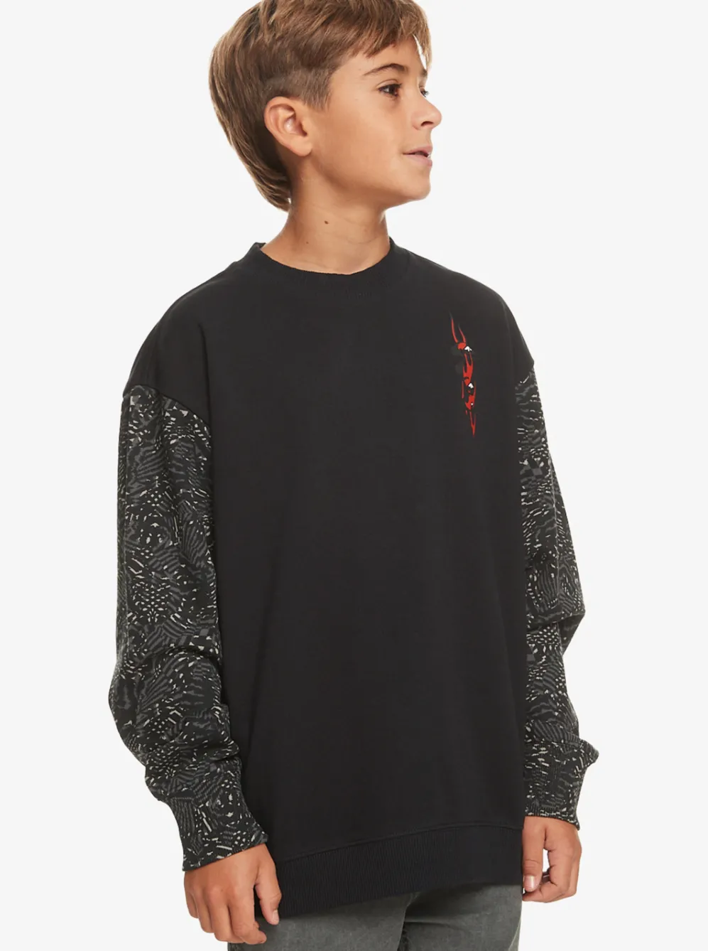 Quiksilver Sweatshirts & Hoodies|Boy'S 8-16 Radical Times Sweatshirt Black