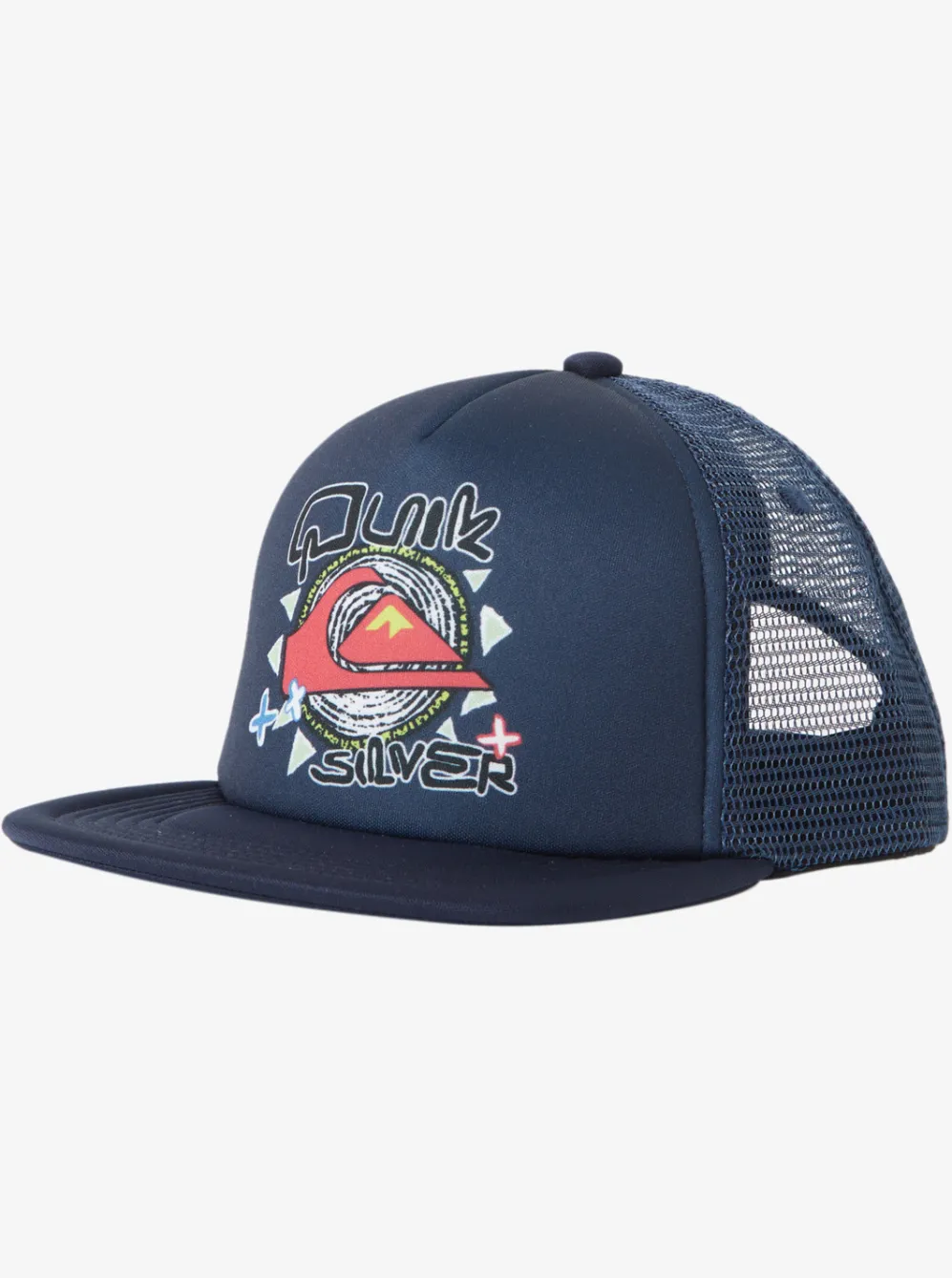 Quiksilver Hats|Boy'S 8-16 Rat Pack Trucker Hat Navy Blazer