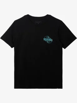 Quiksilver Tees|Boy'S 8-16 Rising Water T-Shirt Black