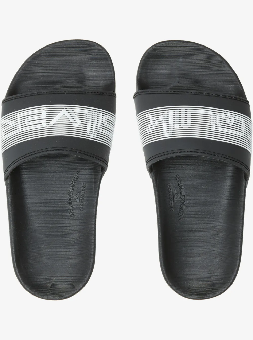 Quiksilver Sandals|Boy'S 8-16 Rivi Wordmark Slide Sandals Black 2
