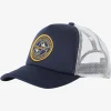 Quiksilver Hats|Boy'S 8-16 Secret Slab Trucker Hat Navy Blazer