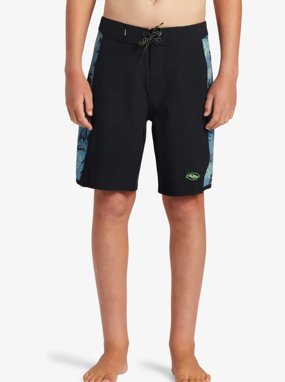 Quiksilver Shorts|Boy'S 8-16 Surfsilk Radical Arch 16" Boardshorts Black