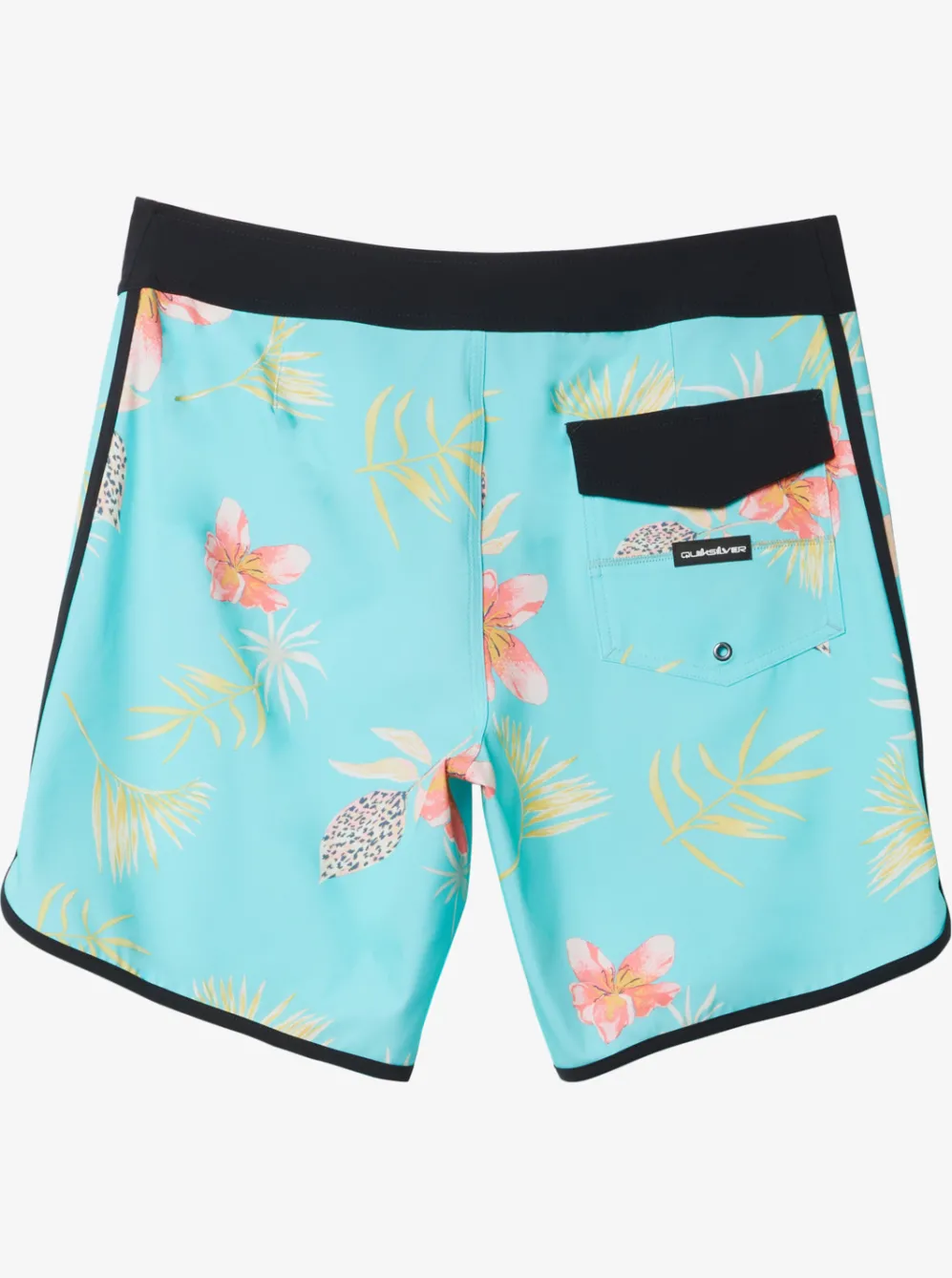 Quiksilver Shorts|Boy'S 8-16 Surfsilk Scallop 17" Boardshorts Blue Radiance