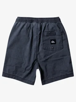 Quiksilver Shorts|Boy'S 8-16 Taxer 15" Elastic Waist Shorts Black