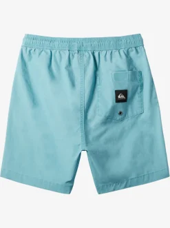 Quiksilver Shorts|Boy'S 8-16 Taxer 15" Elastic Waist Shorts Cameo Blue