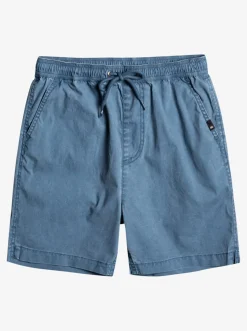 Quiksilver Shorts|Boy'S 8-16 Taxer 15" Elastic Waist Shorts Bering Sea