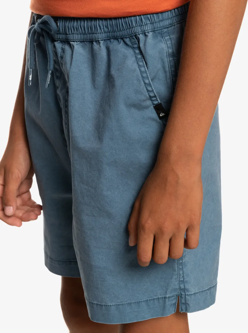 Quiksilver Shorts|Boy'S 8-16 Taxer 15" Elastic Waist Shorts Bering Sea