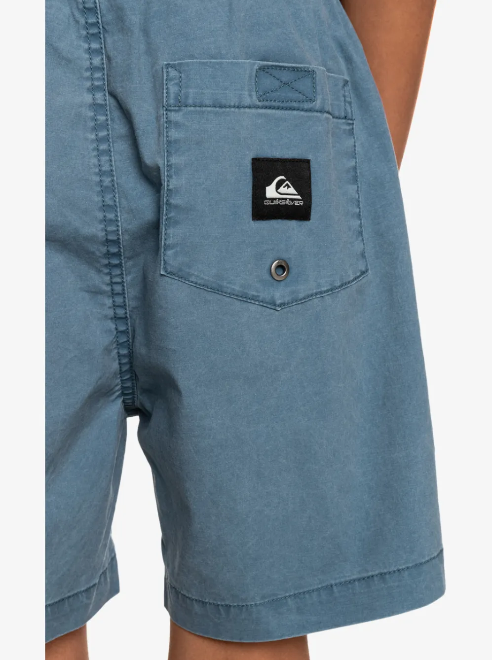 Quiksilver Shorts|Boy'S 8-16 Taxer 15" Elastic Waist Shorts Bering Sea