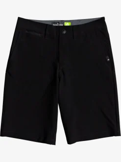 Quiksilver Shorts|Boy'S 8-16 Union Amphibian 19" Hybrid Shorts Black