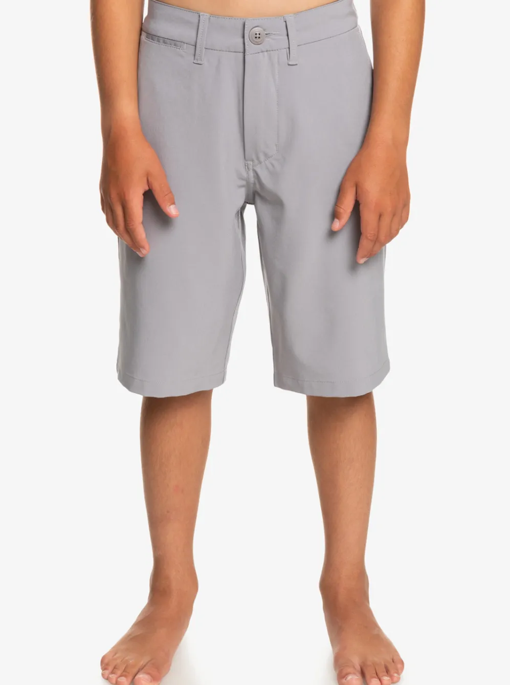 Quiksilver Shorts|Boy'S 8-16 Union Amphibian 19" Hybrid Shorts Sleet