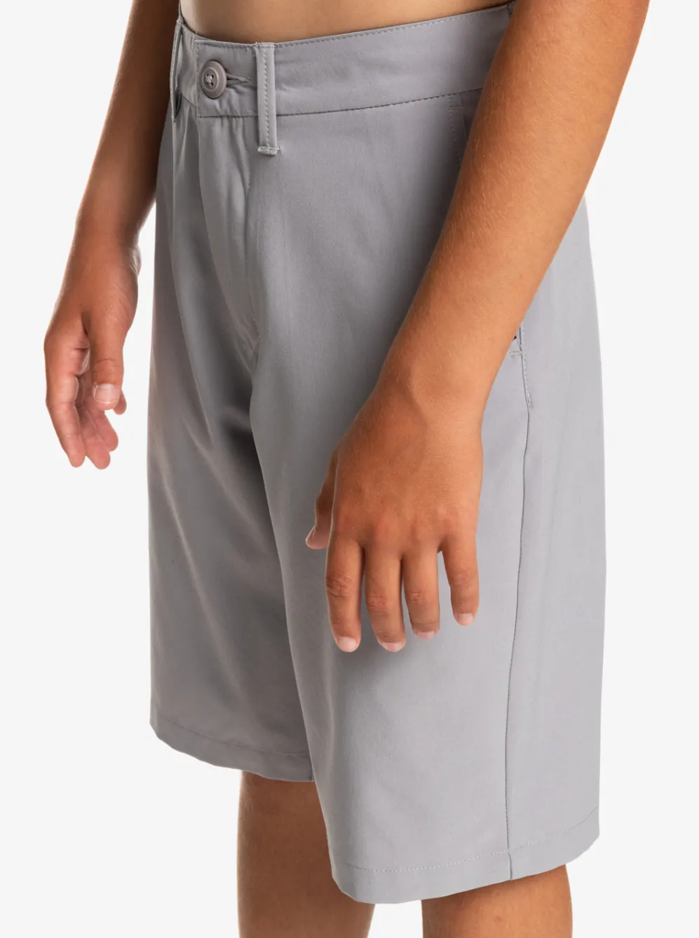Quiksilver Shorts|Boy'S 8-16 Union Amphibian 19" Hybrid Shorts Sleet