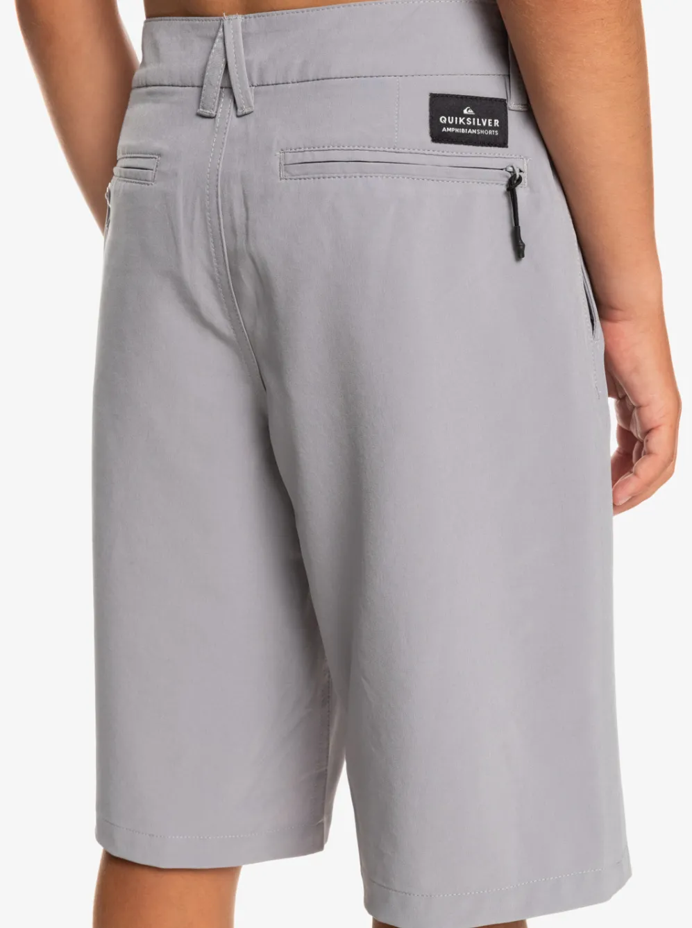 Quiksilver Shorts|Boy'S 8-16 Union Amphibian 19" Hybrid Shorts Sleet