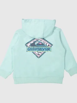 Quiksilver Sweatshirts & Hoodies|Boy'S 2-7 Vintage Rising Lines Zip-Up Hoodie Pastel Turquoise