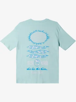 Quiksilver Tees|Boy'S 8-16 Visions T-Shirt Pastel Turquoise