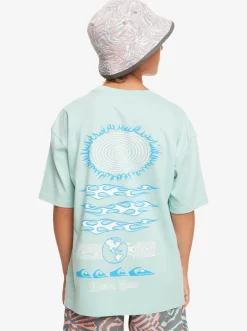 Quiksilver Tees|Boy'S 8-16 Visions T-Shirt Pastel Turquoise
