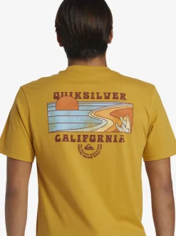 Quiksilver Tees|Ca Point Breaks T-Shirt Mustard