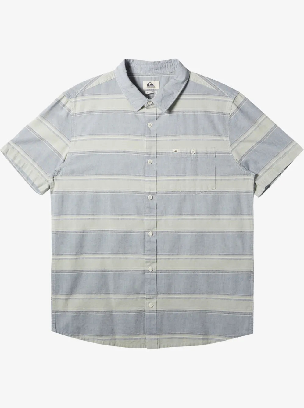 Quiksilver Shirts & Polos|Cali Sunrise Short Sleeve Shirt Bering Sea Cali