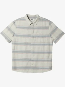 Quiksilver Shirts & Polos|Cali Sunrise Short Sleeve Shirt Plaza Taupe Cali