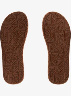 Quiksilver Sandals|Carver Nubuck Sandals Solid Black