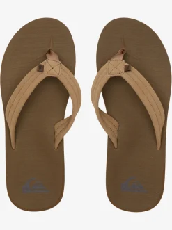 Quiksilver Sandals|Carver Suede Core Sandals Tan 1