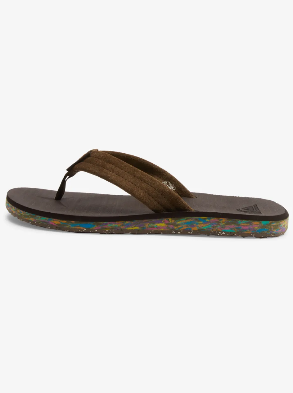 Quiksilver Sandals|Carver Suede Recycled Sandals Brown 2