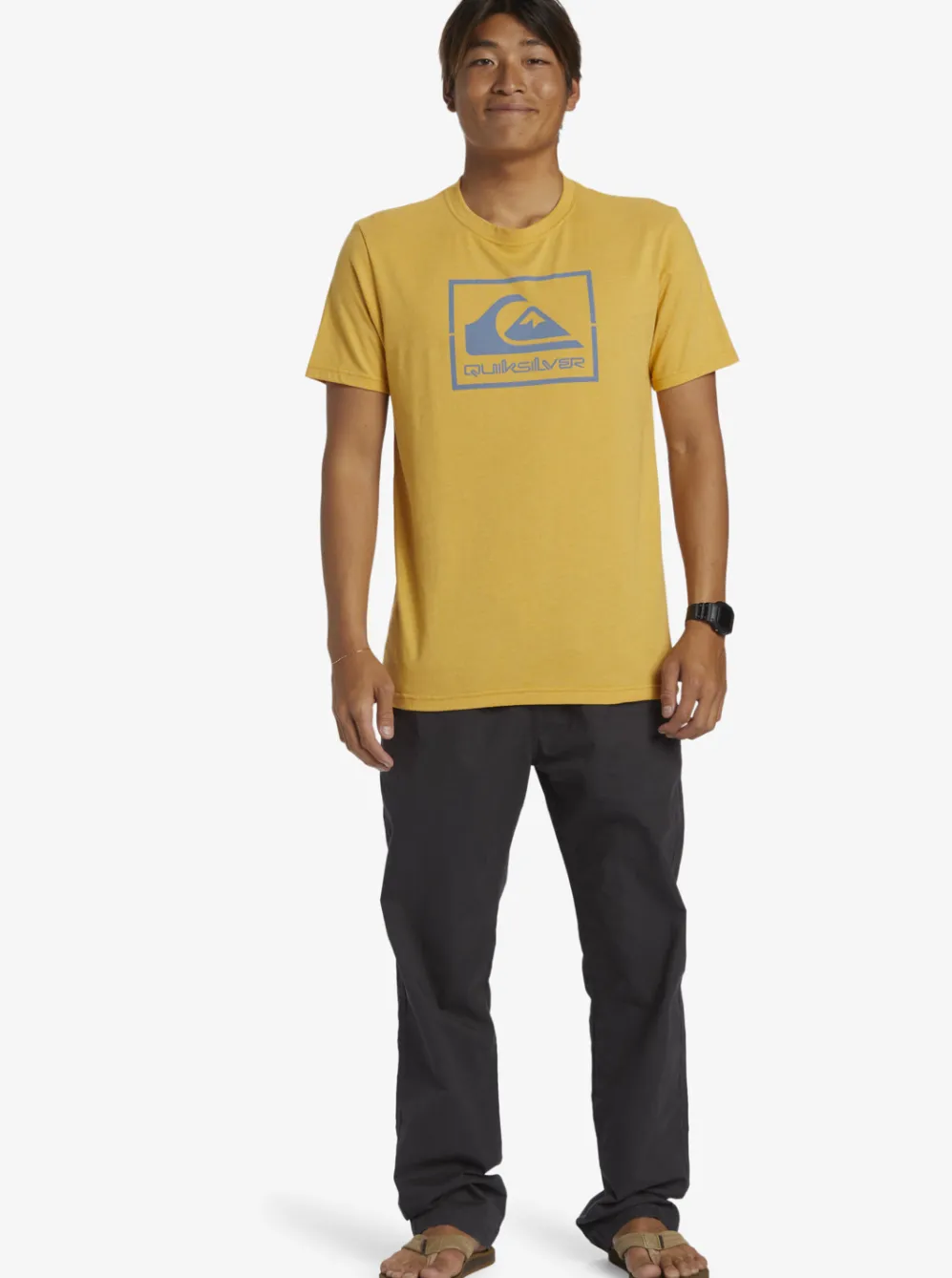 Quiksilver Tees|Casual Encounter T-Shirt Bright Gold Heather