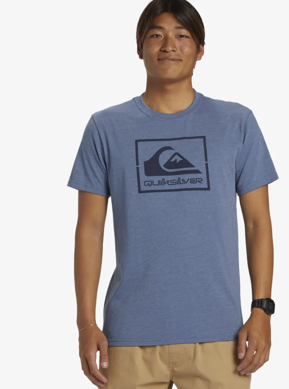 Quiksilver Tees|Casual Encounter T-Shirt Bering Sea Heather