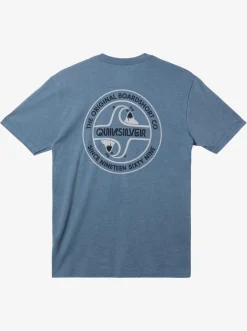 Quiksilver Tees|Circle Back T-Shirt Bering Sea Heather