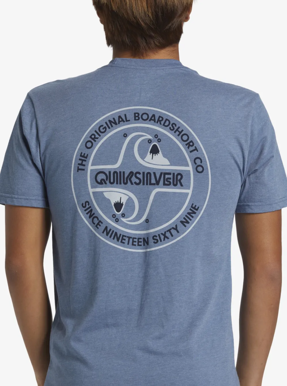 Quiksilver Tees|Circle Back T-Shirt Bering Sea Heather