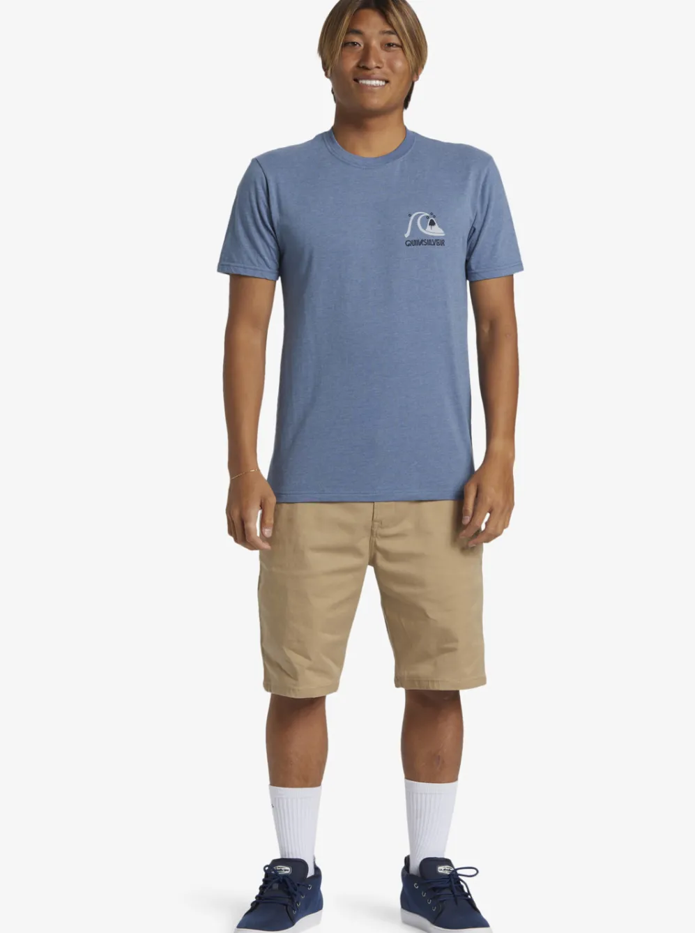 Quiksilver Tees|Circle Back T-Shirt Bering Sea Heather