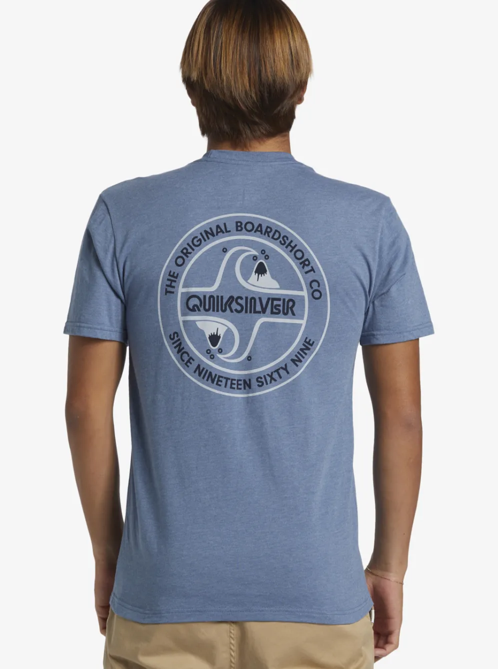 Quiksilver Tees|Circle Back T-Shirt Bering Sea Heather