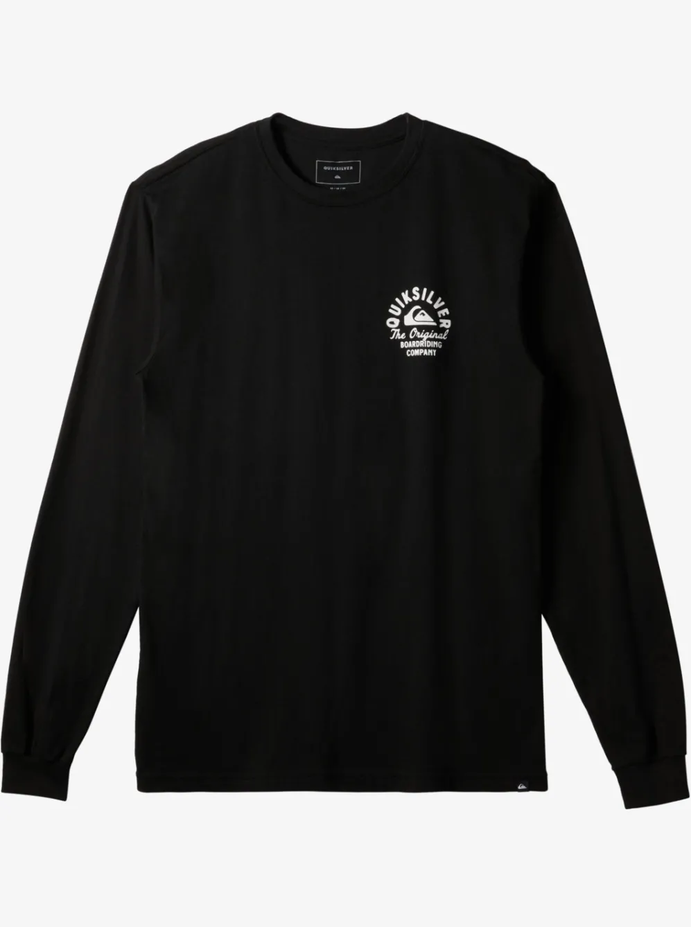 Quiksilver Tees|Circled Script Long Sleeve T-Shirt Black