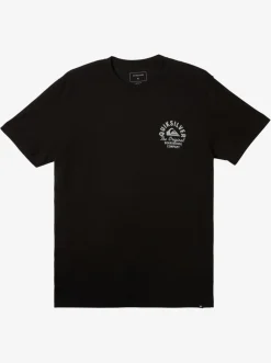 Quiksilver Tees|Circled Script T-Shirt Black