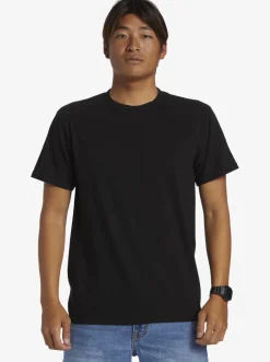 Quiksilver Tees|Circled Script T-Shirt Black