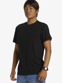 Quiksilver Tees|Circled Script T-Shirt Black