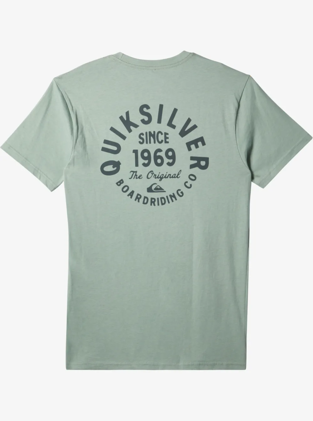 Quiksilver Tees|Circled Script T-Shirt Iceberg Green