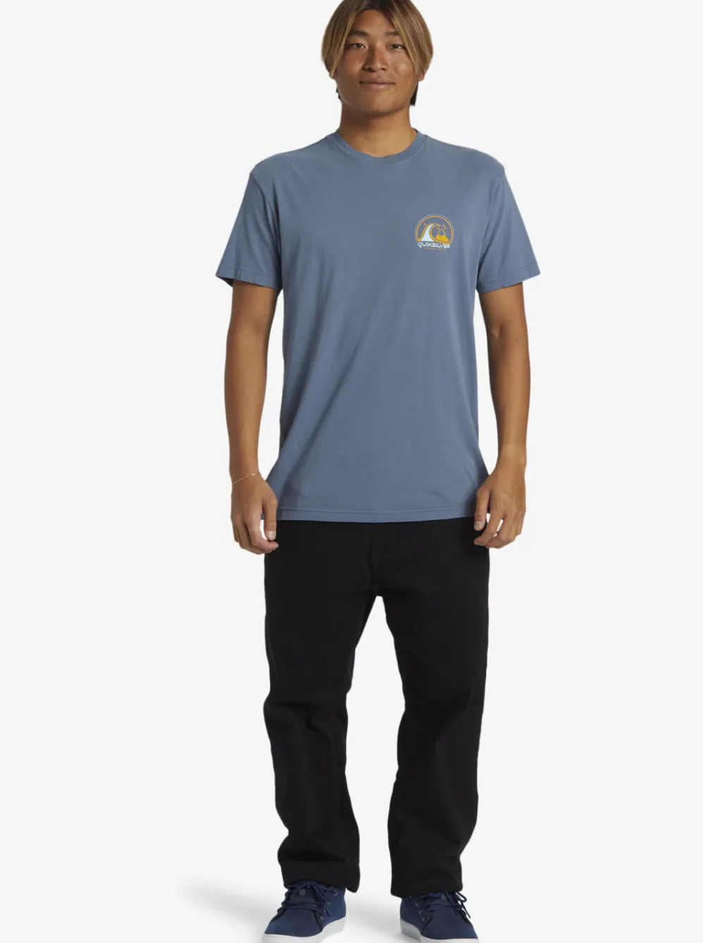 Quiksilver Tees|Clean Circle T-Shirt Bering Sea