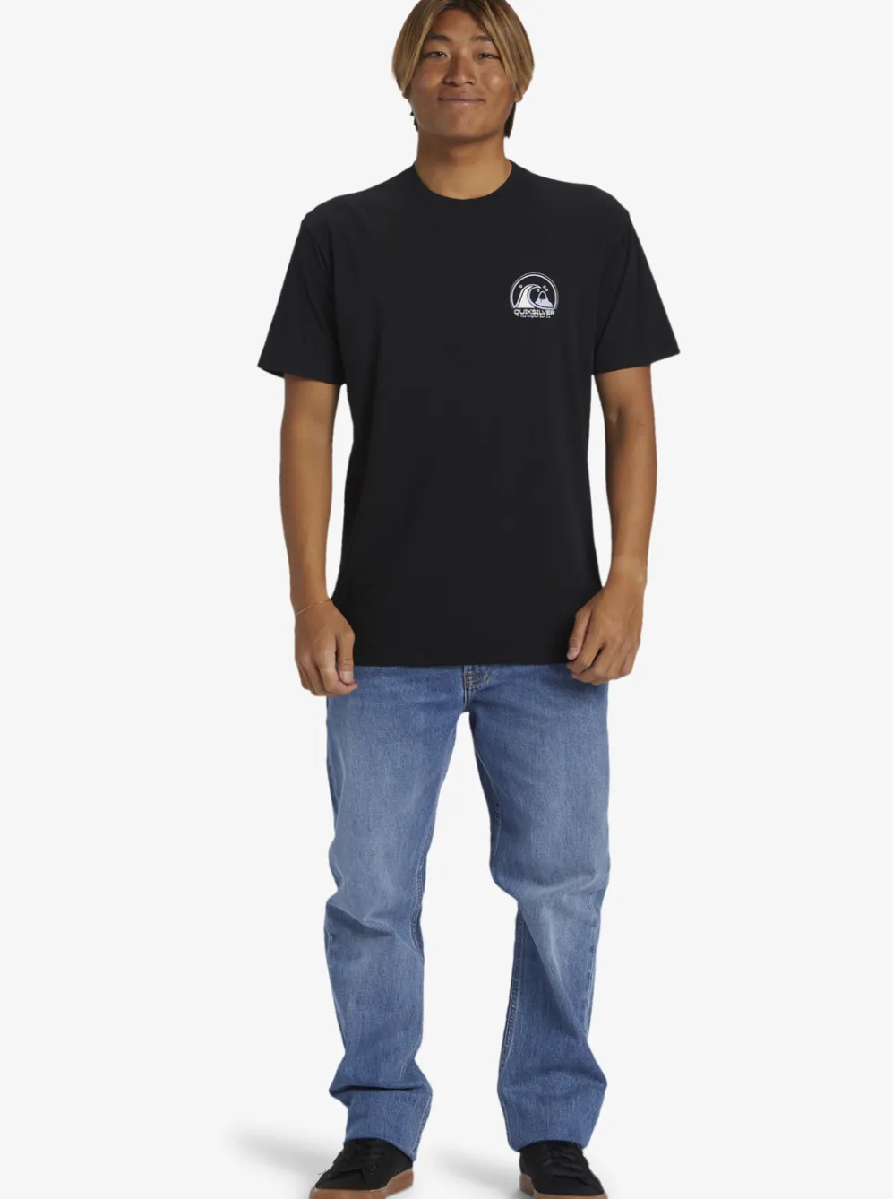 Quiksilver Tees|Clean Circle T-Shirt Black