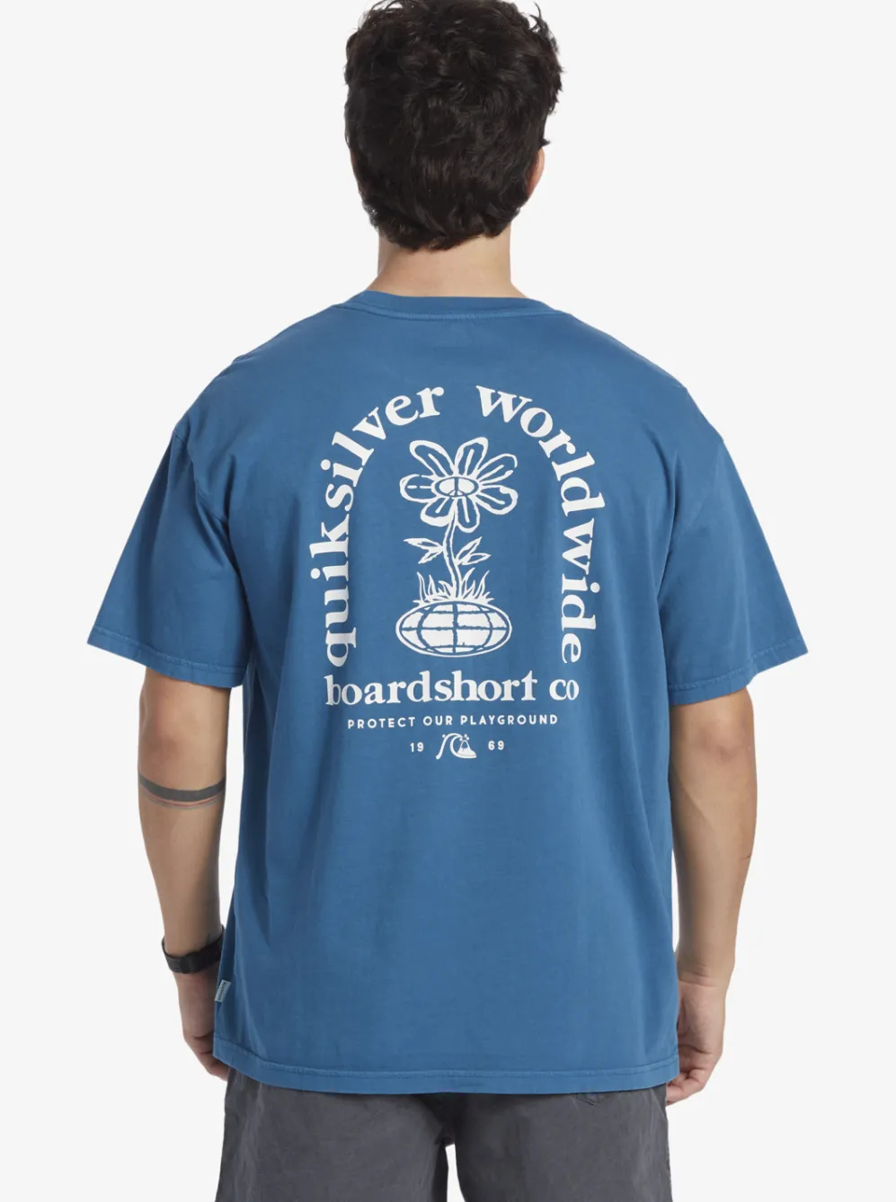 Quiksilver Tees|Clear Mind T-Shirt Moroccan Blue