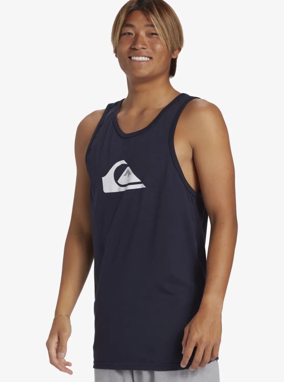 Quiksilver Tees|Comp Logo Tank Top Navy Blazer