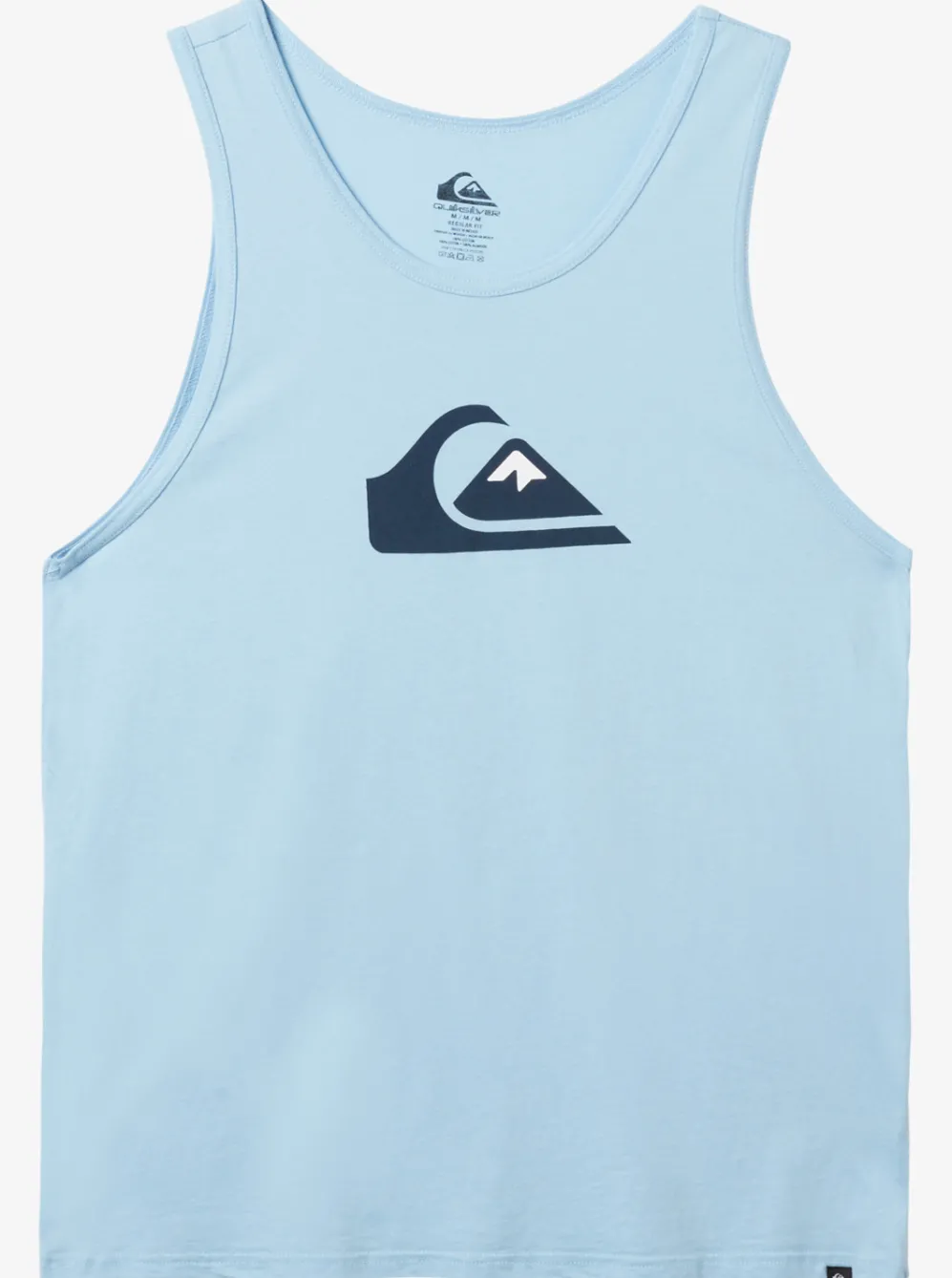 Quiksilver Tees|Comp Logo Tank Top Clear Sky
