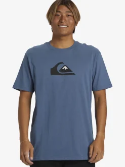 Quiksilver Tees|Comp Logo T-Shirt Bering Sea