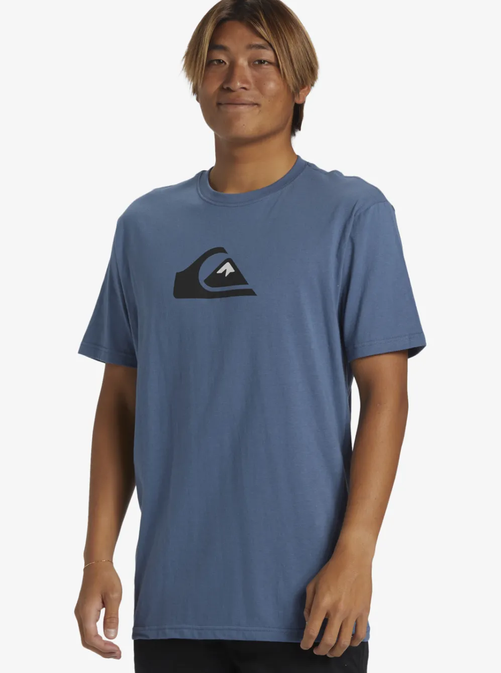 Quiksilver Tees|Comp Logo T-Shirt Bering Sea