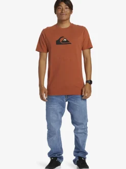 Quiksilver Tees|Comp Logo T-Shirt Baked Clay