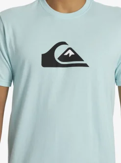 Quiksilver Tees|Comp Logo T-Shirt Pastel Turquoise