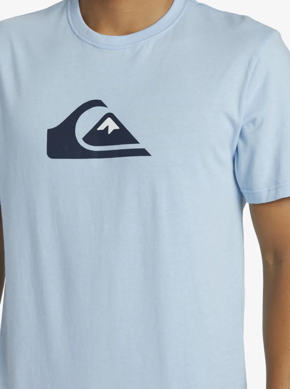 Quiksilver Tees|Comp Logo T-Shirt Clear Sky