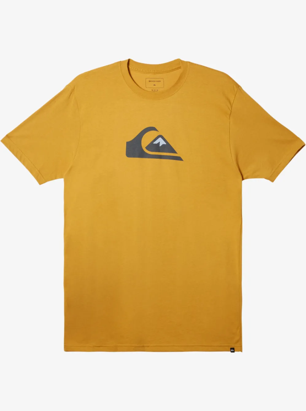 Quiksilver Tees|Comp Logo T-Shirt Mustard