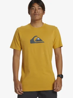 Quiksilver Tees|Comp Logo T-Shirt Mustard