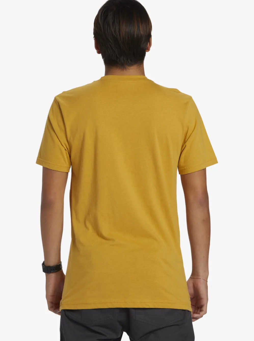 Quiksilver Tees|Comp Logo T-Shirt Mustard